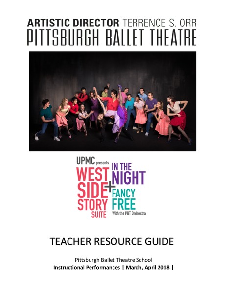 West Side Story Suite and In The Night Fancy Free Activity