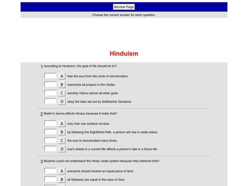 Hinduism Interactive