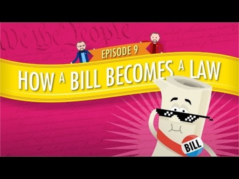 How a Bill Becomes a Law: Crash Course Government and Politics #9 Instructional Video