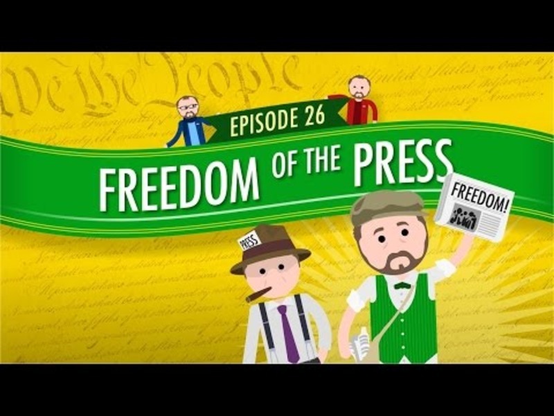 Freedom of the Press: Crash Course Government and Politics #26 Instructional Video