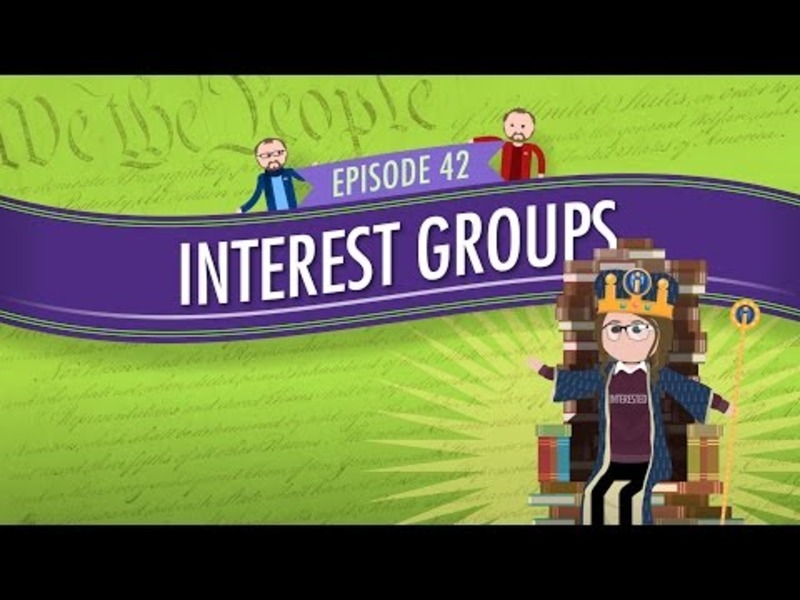 Interest Groups: Crash Course Government and Politics #42 Instructional Video