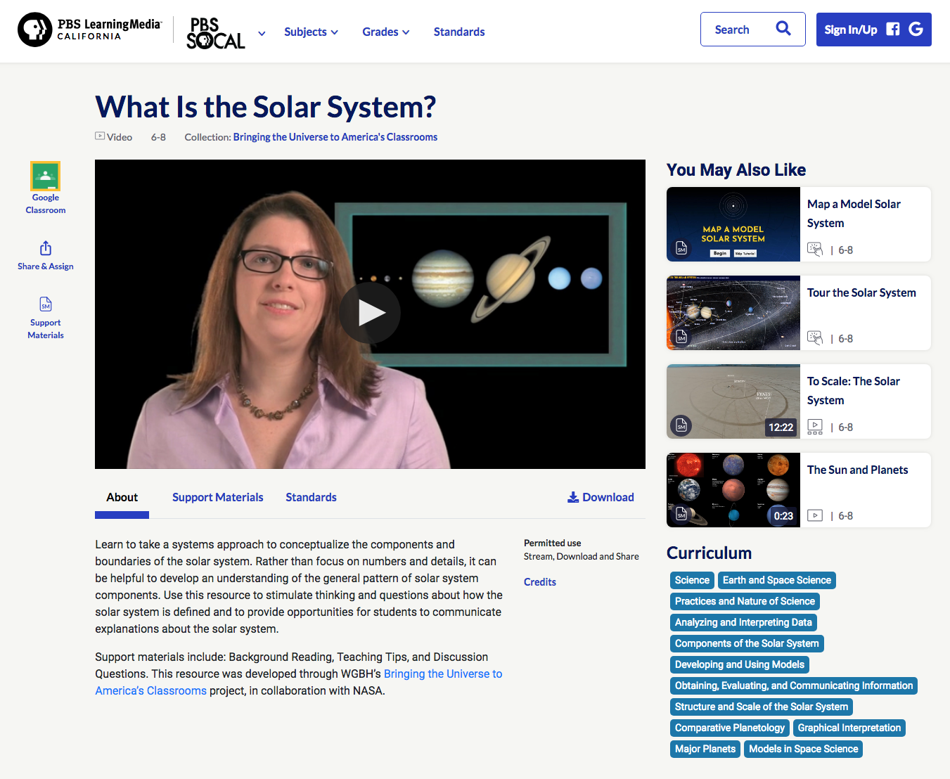 What Is the Solar System? Instructional Video
