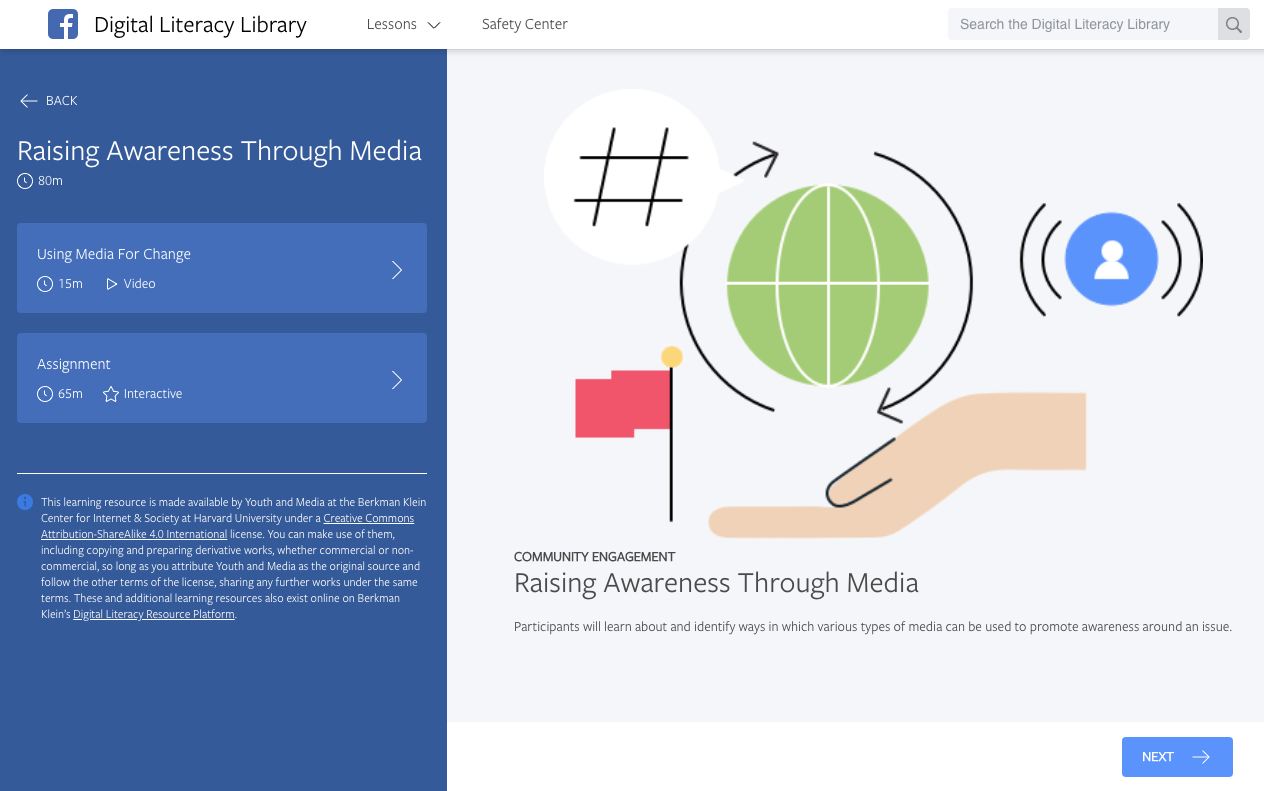 Raising Awareness Through Media Lesson Plan
