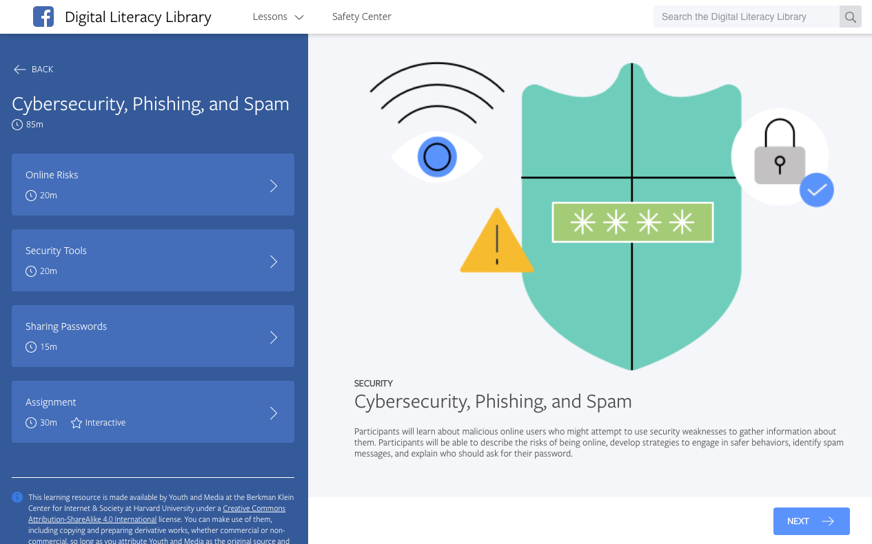 Cybersecurity, Phishing, and Spam Lesson Plan