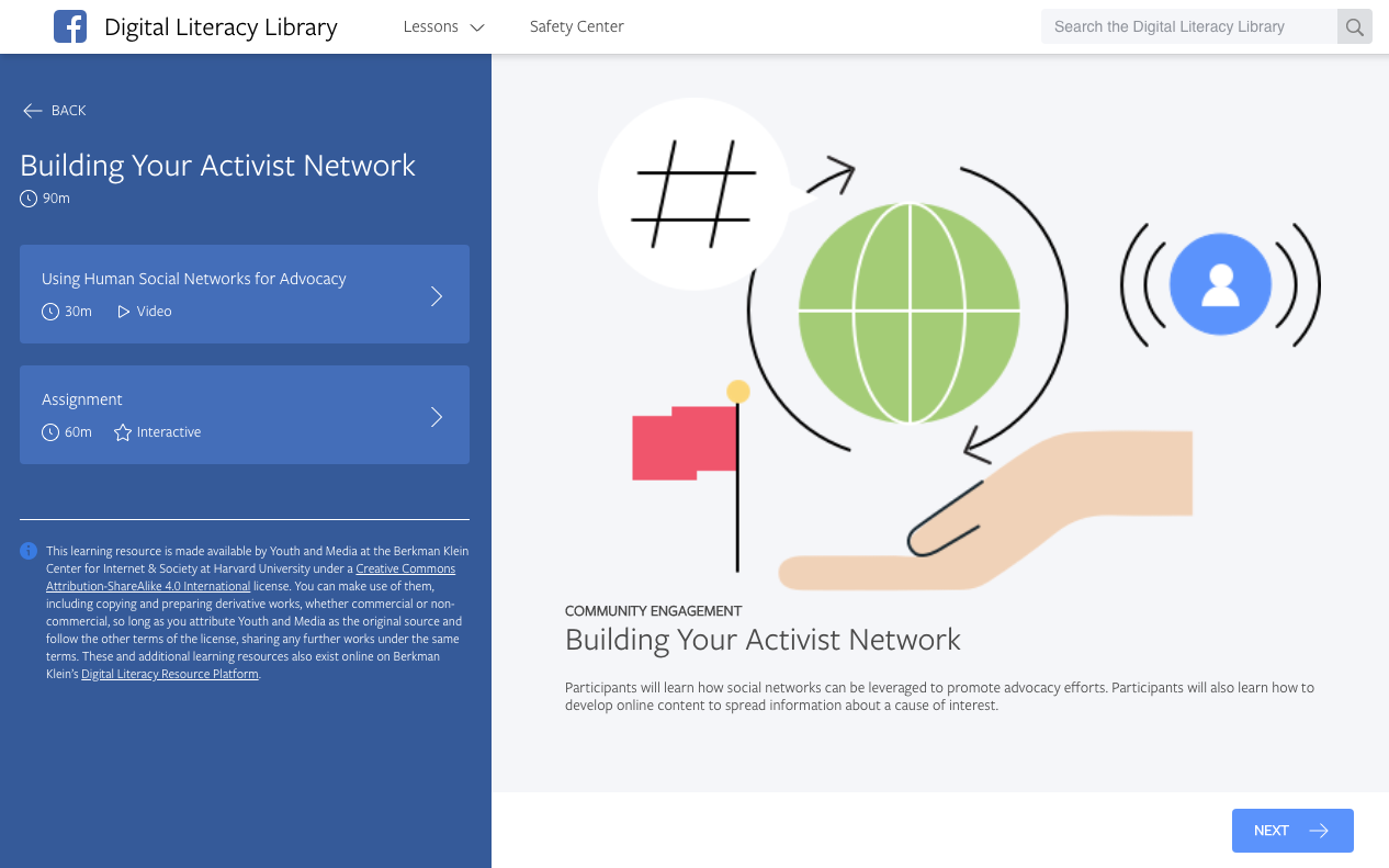 Building Your Activist Network Lesson Plan