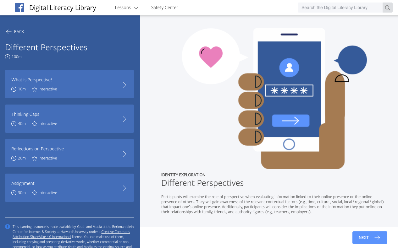 Different Perspectives Lesson Plan