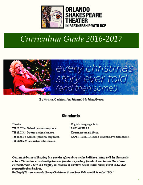 Every Christmas Story Ever Told (And Then Some!): Study Guide Activity