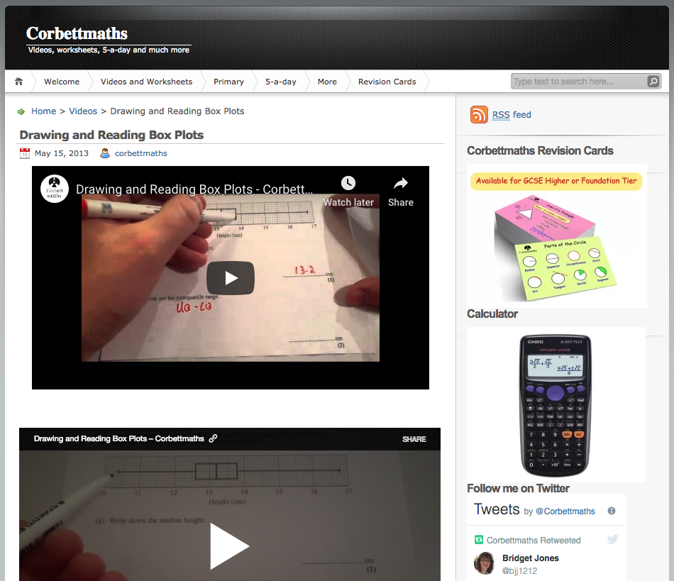 Drawing and Reading Box Plots Instructional Video