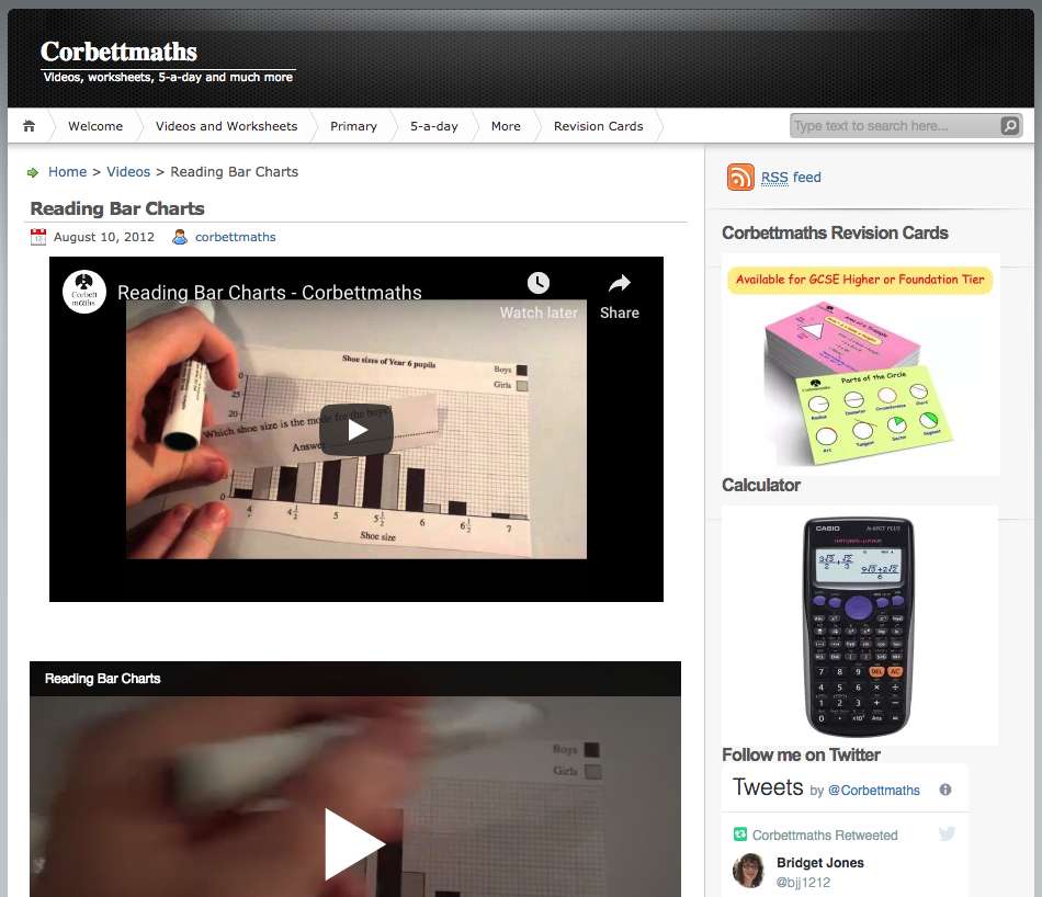 Reading Bar Charts Instructional Video