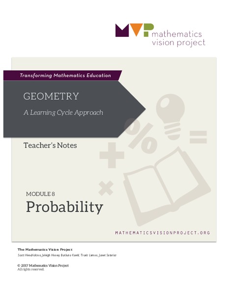 Module 8: Probability Unit Plan
