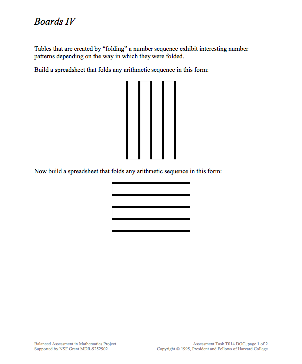 Boards IV Assessment