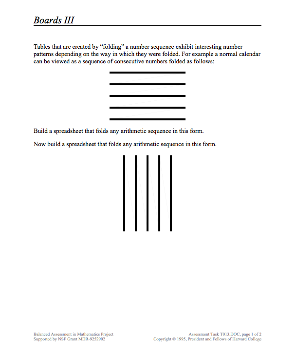 Boards III Assessment