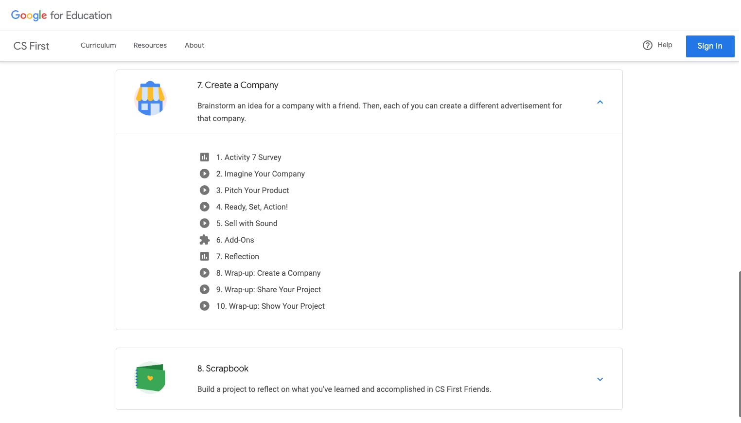 Friends: Create a Company Lesson Plan