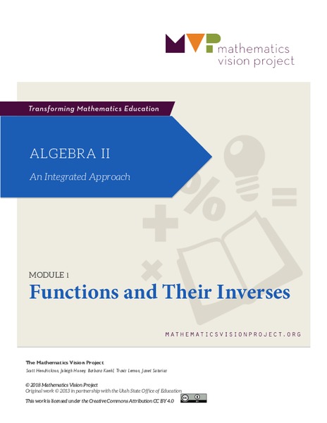 Module 1: Functions and Their Inverses Unit Plan