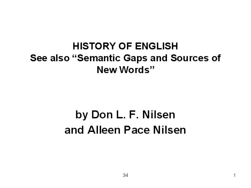 History of English PPT