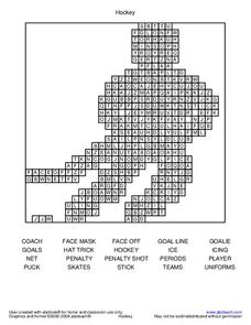 Hockey Worksheet