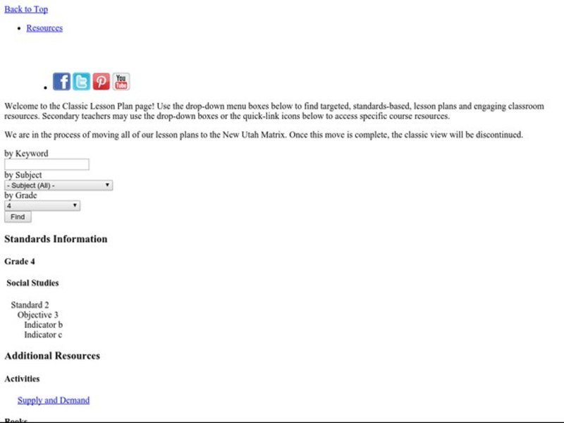 Growing Money Lesson Plan