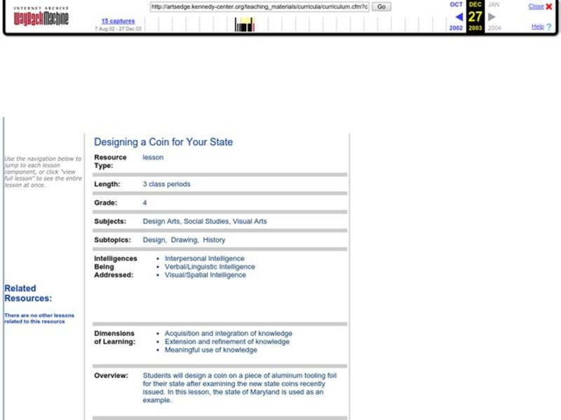 Designing a Coin for Your State Lesson Plan