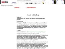 Steroids and the Body Lesson Plan