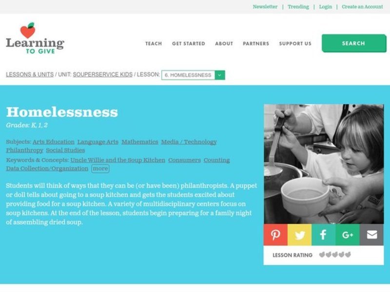 Homelessness Lesson Plan