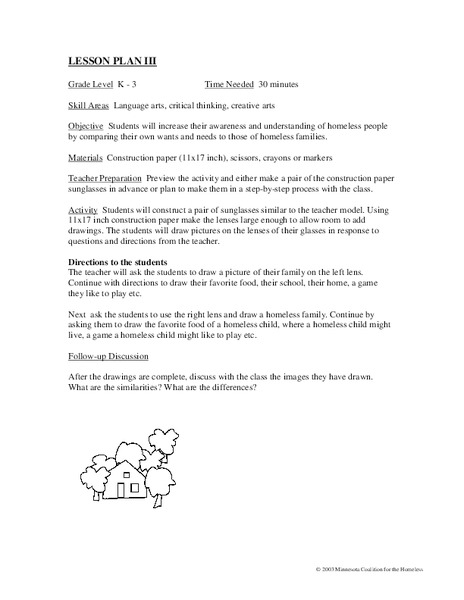 Homelessness Lesson Plan