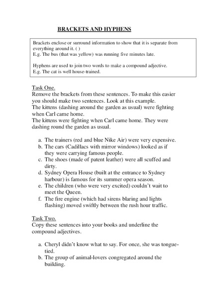 Homophones Worksheet