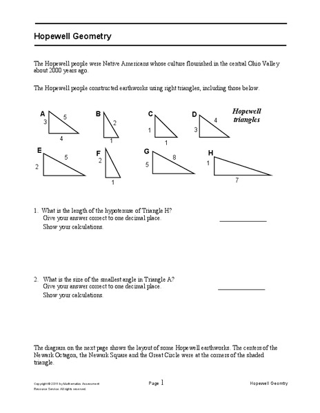 Hopewell Geometry Assessment