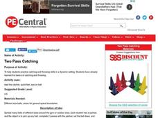 Two Pass Catching Lesson Plan