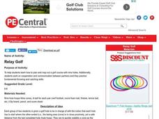 Relay Golf Lesson Plan