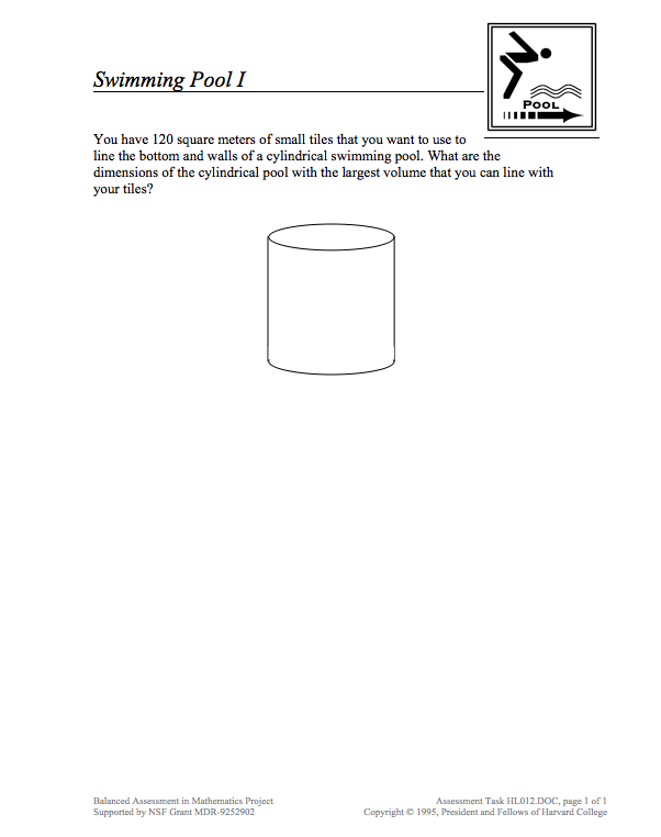 Swimming Pool I Assessment