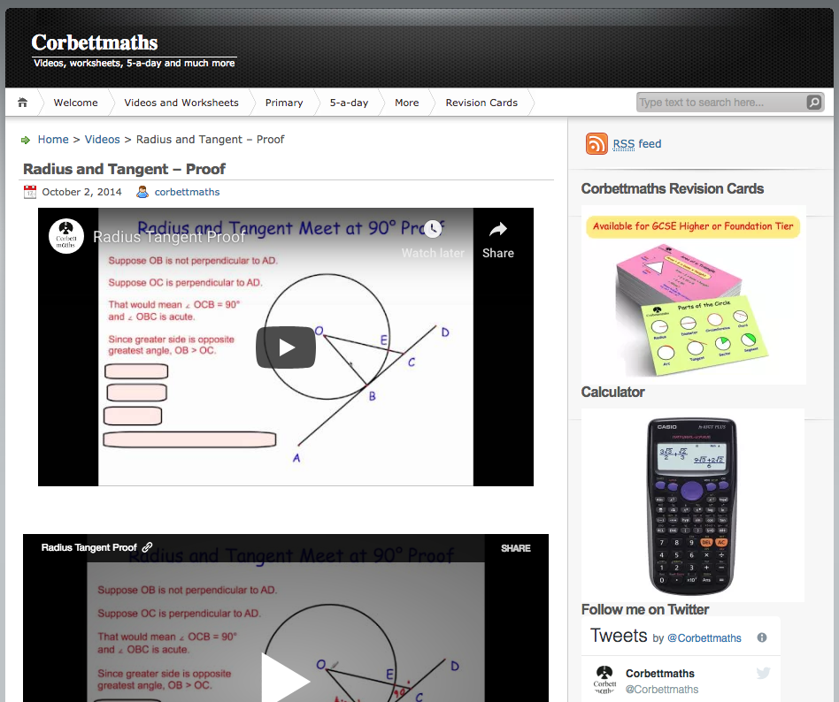 Radius and Tangent – Proof Instructional Video