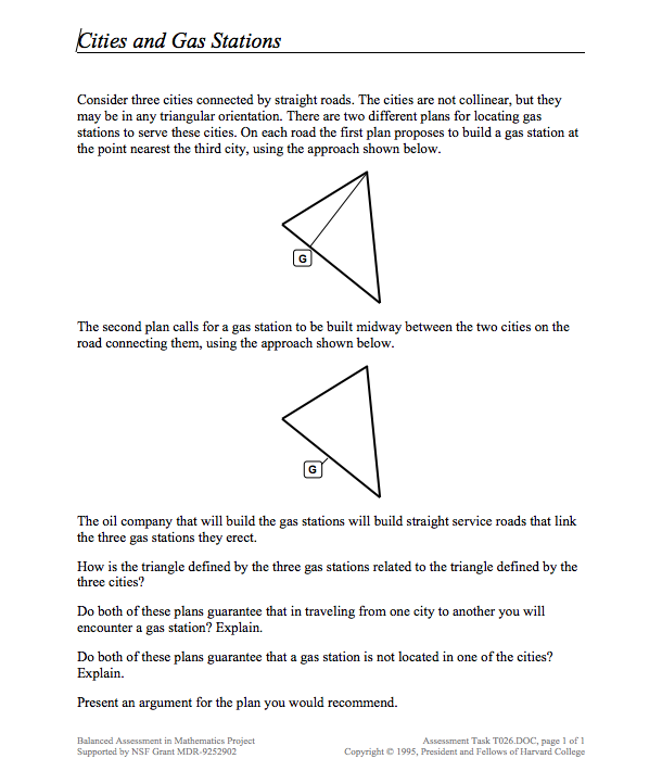 Cities and Gas Stations Assessment