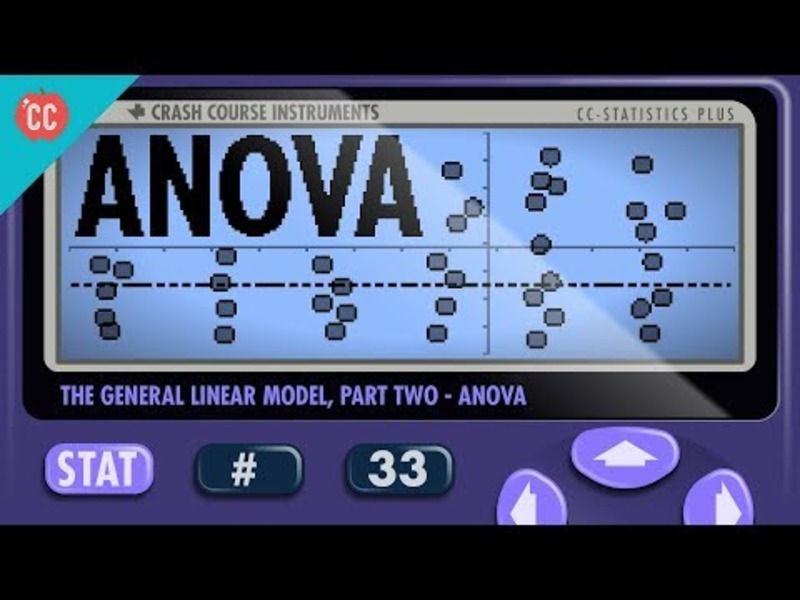 ANOVA: Crash Course Statistics #33 Instructional Video