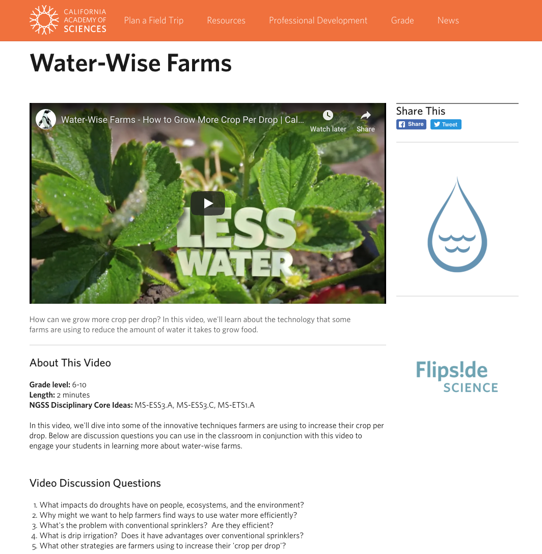 Water-Wise Farms Instructional Video