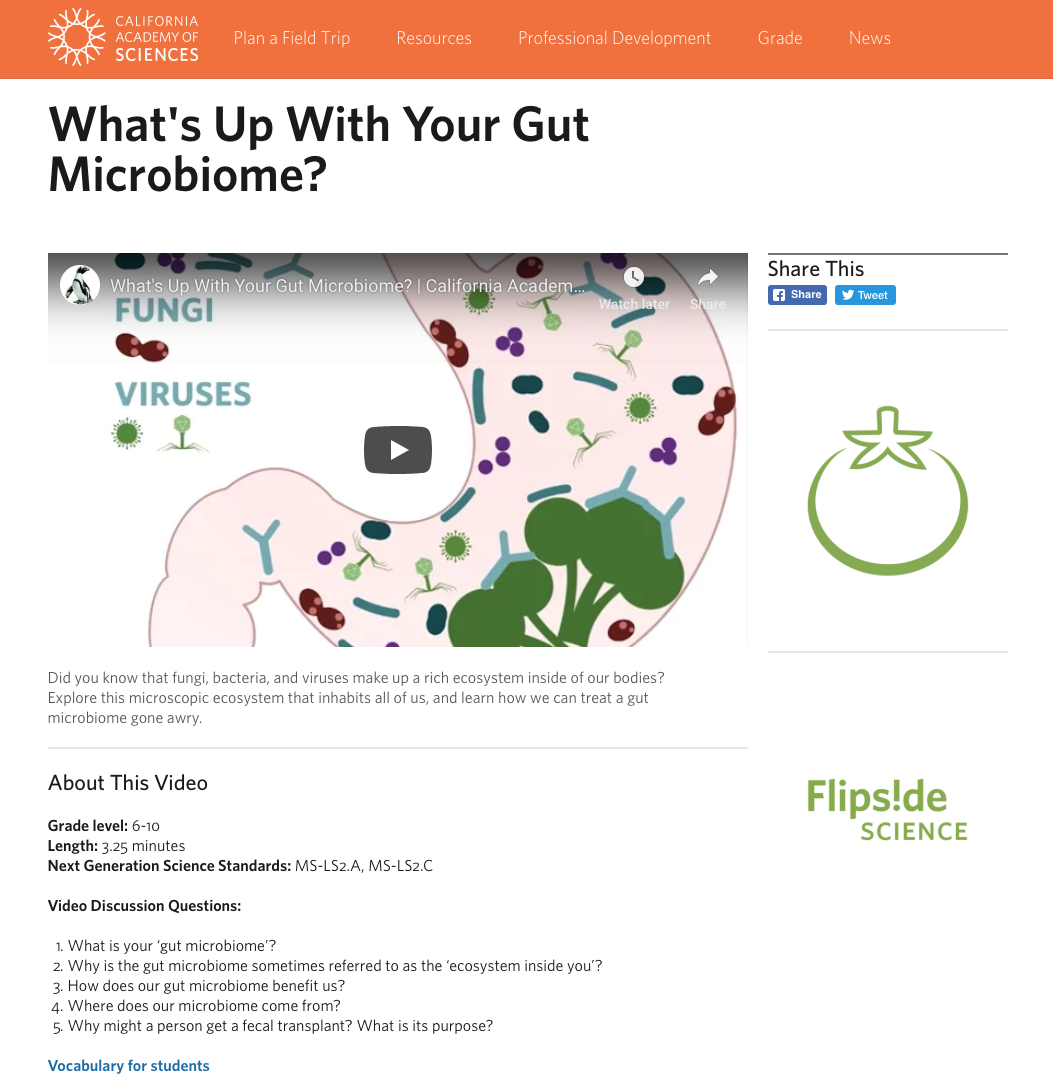 What's Up With Your Gut Microbiome? Instructional Video