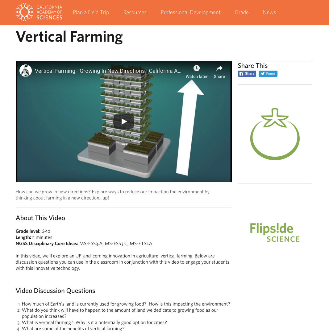 Vertical Farming Instructional Video