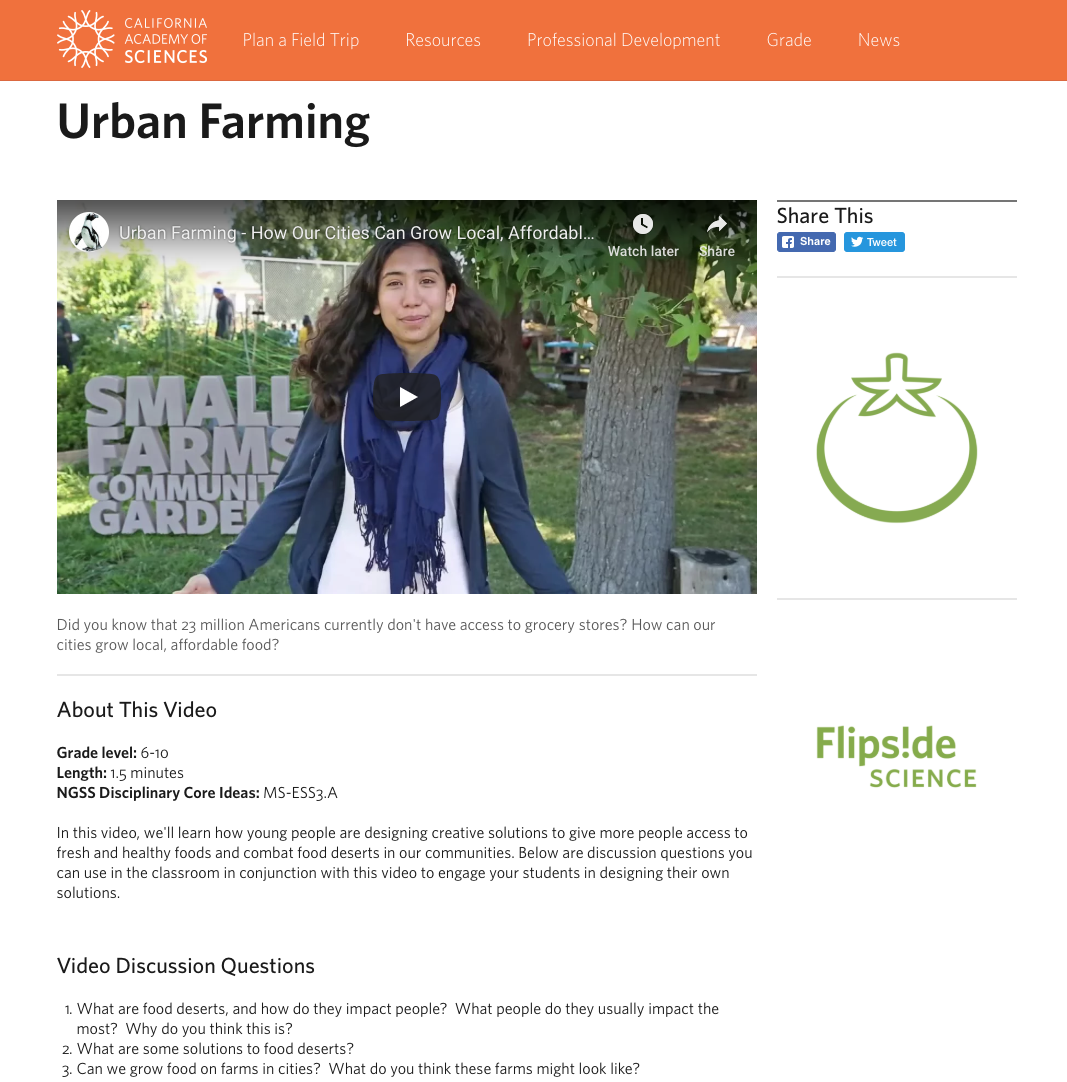 Urban Farming Instructional Video