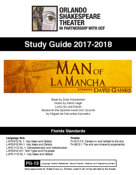 Man of La Mancha: Study Guide Activity