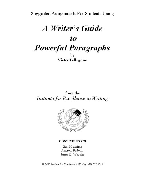 A Writer’s Guide to Powerful Paragraphs Writing