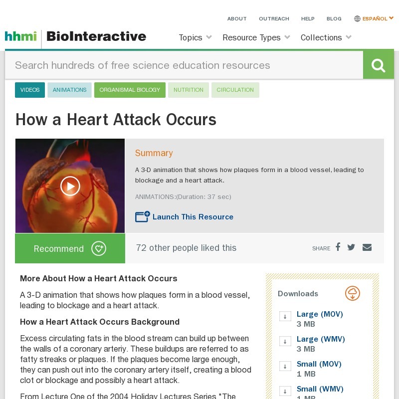 How a Heart Attack Occurs Instructional Video