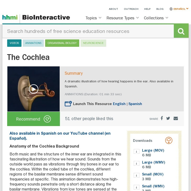 The Cochlea Instructional Video