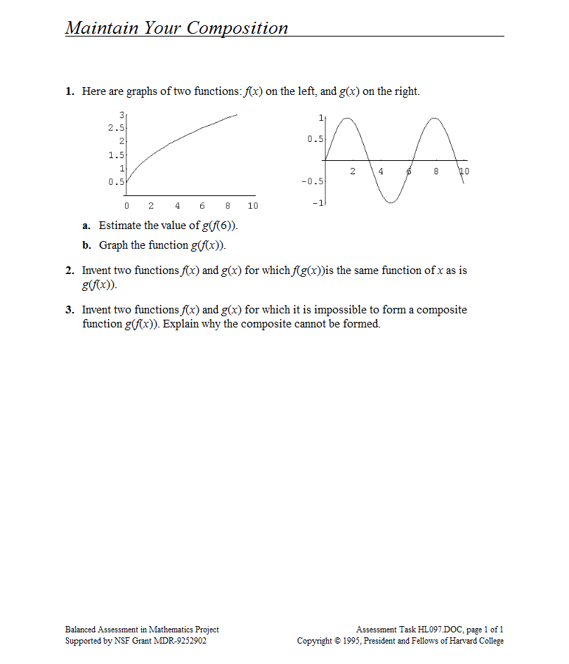 Maintain Your Composition Assessment