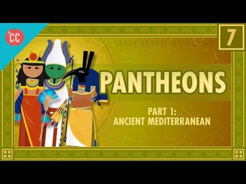 Pantheons of the Ancient Mediterranean: Crash Course World Mythology #7 Instructional Video
