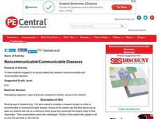 Noncommunicable/Communicable Diseases Lesson Plan
