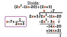 How Do You Do Long Division With Polynomials? Instructional Video