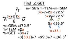 How Do You Find Angle Measures for Adjacent Angles? Instructional Video