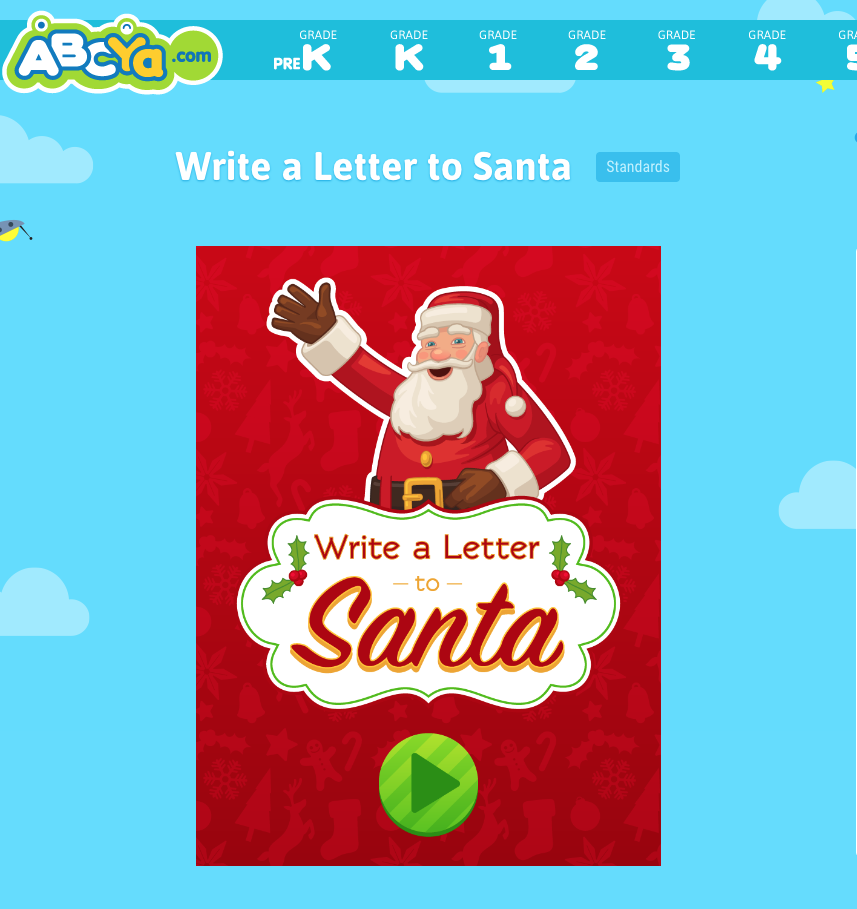 Write a Letter to Santa Interactive