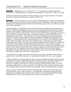 Liquid Chromatography Lab Resource