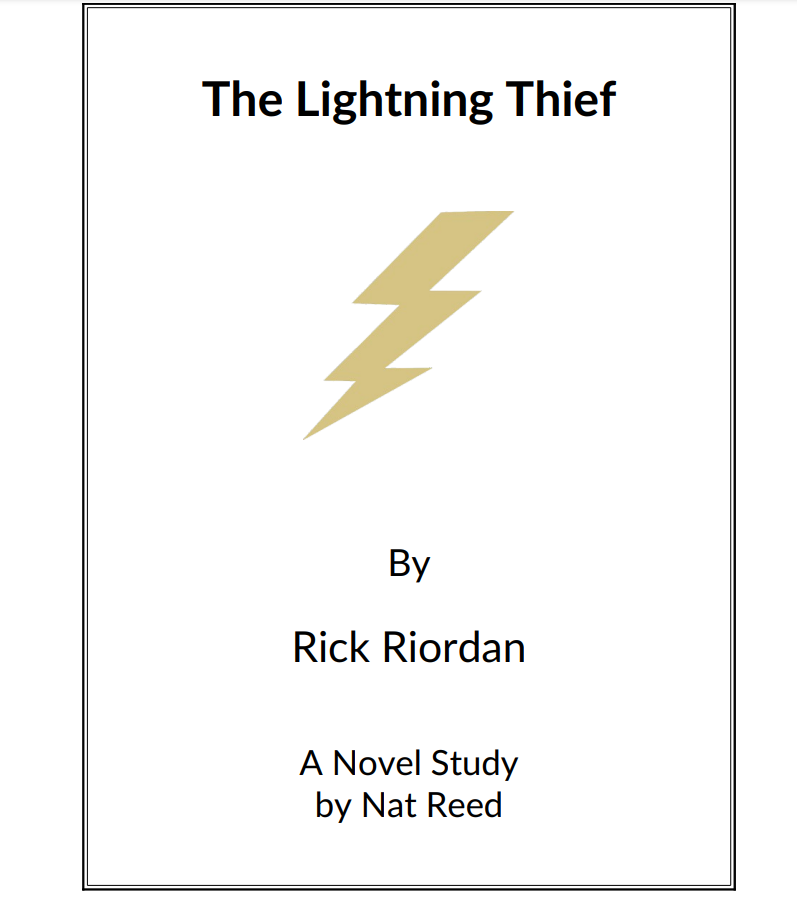 The Lightning Thief: Novel Study Study Guide