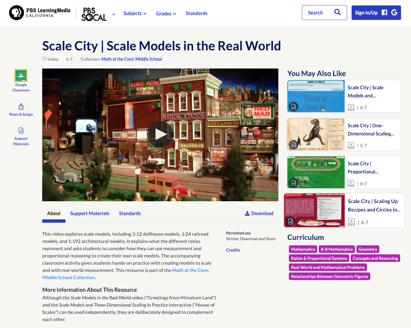 Scale City — Scale Models in the Real World Instructional Video